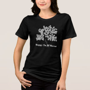 Silver Tu B'Shevat Blume Tree Tri-Blend Shirt