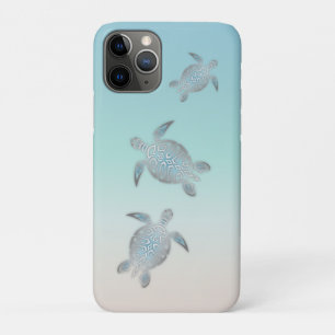 Silver Turtles Beach Style Case-Mate iPhone Hülle