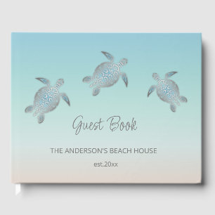 Silver Turtles Turquoise Coastal Beach House Gästebuch