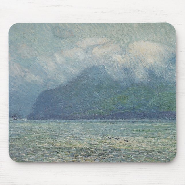 Silver Veil und Golden Gate by Childe Hassam Mousepad (Vorne)
