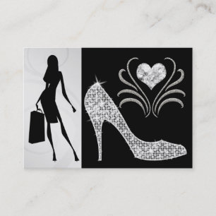Silver Version Fashion Business Card - SRF Visitenkarte