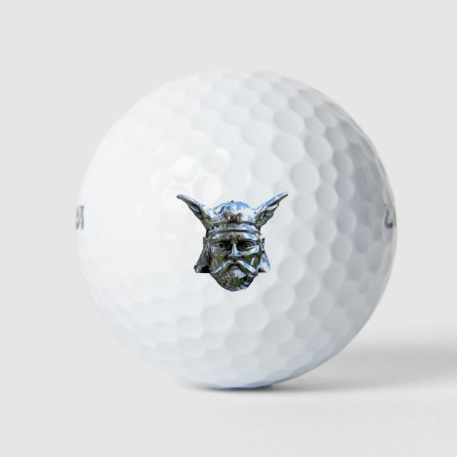 Silver Viking Golfball (Vorderseite)