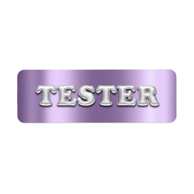 Silver Violet Lila 3D Tester Sample Contaners (Vorne)