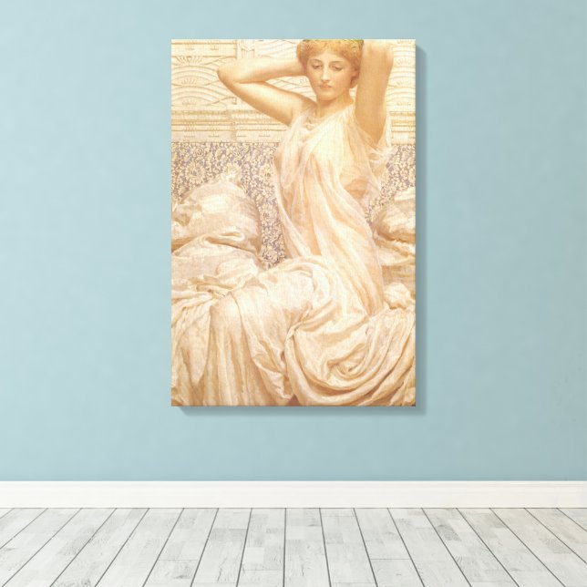 Silver von Albert Joseph Moore, Viktorianische Kun Leinwanddruck (Insitu (Holzboden))