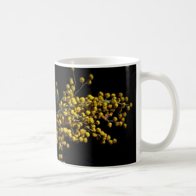 Silver Wattle Blume Tasse (Rechts)