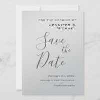 Silver Wedding Beruflich Minimalistisch modern