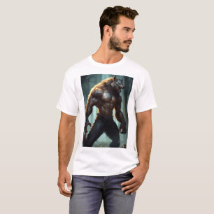 Silver Werewolf: Das Embodiment des Furcht-T - Shi T-Shirt