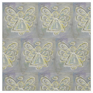 Silver White Guardian Angel Kunststoffe Stoff