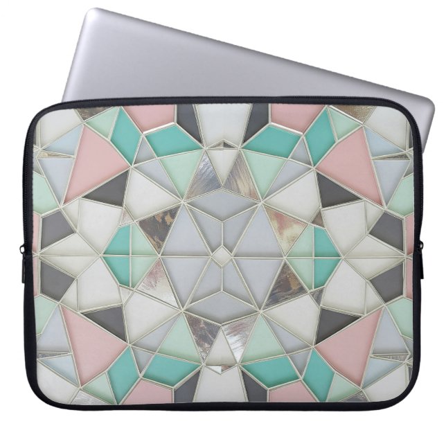 silver with abit of pink laptopschutzhülle (Vorderseite)