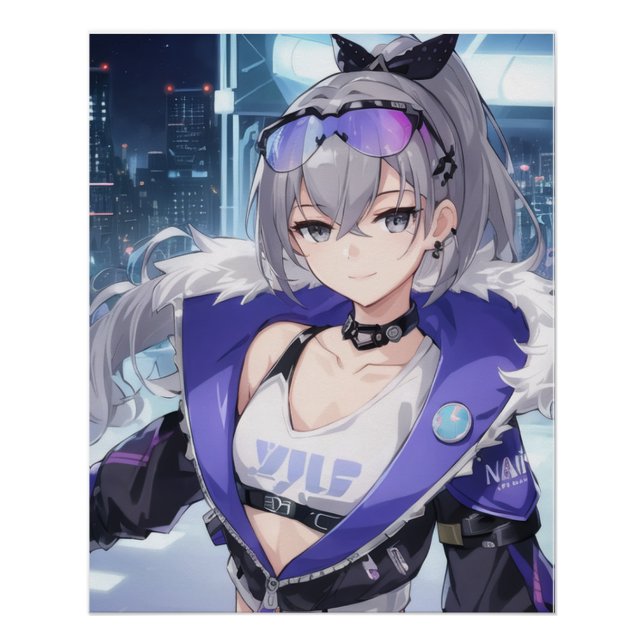 Silver Wolf fan art 1 Poster (Vorderseite)