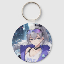 Silver Wolf fan art 1 Schlüsselanhänger