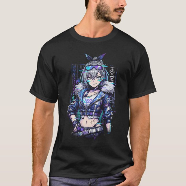 Silver Wolf HSR Crop Top Shorts Thigh Highs Hacker (Vorderseite)