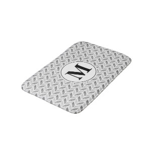 Silver Zickzack Patches mit benutzerdefiniertem Mo Badematte