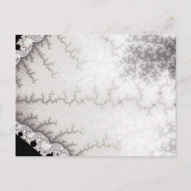 Silver Zigzag Postcard Postkarte (Vorderseite)