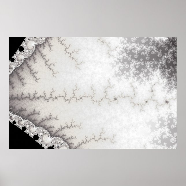 Silver Zigzag Poster (Vorne)