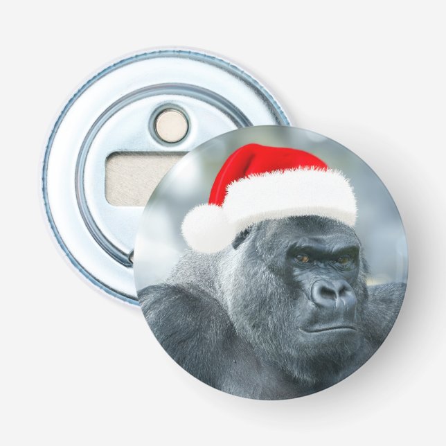 Silverback als Weihnachtsgrouch Flaschenöffner (Vorderseite)
