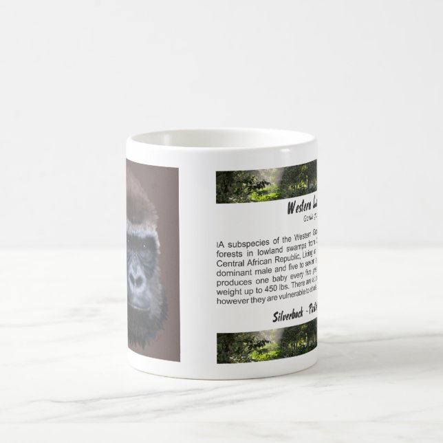 Silverback Gorilla Kaffeetasse (Mittel)