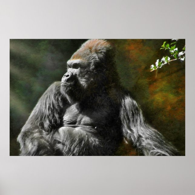 SILVERBACK GORILLA LEADER POSTER (Vorne)