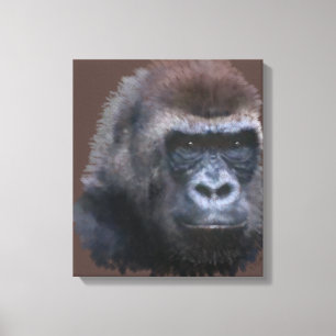 Silverback Gorilla Leinwanddruck