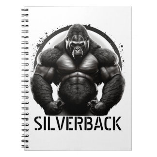 Silverback Gorilla Logo Editor Notizblock
