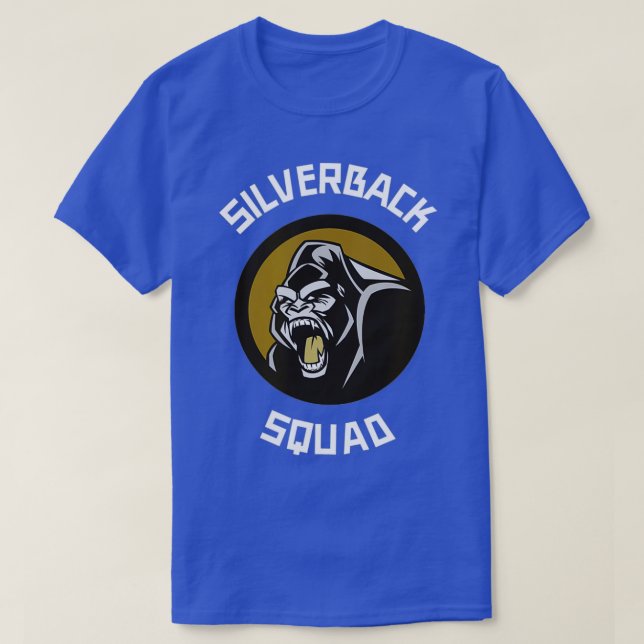 Silverback Gorilla Monkey Squad T-Shirt (Design vorne)