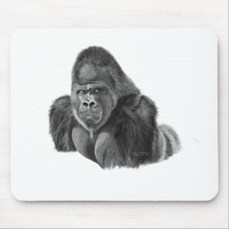 Silverback gorilla mouse pad ゴリラのマウスパッド mousepad