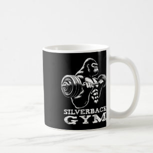 Silverback Gym Gorilla Weightlift Workout Fitne Kaffeetasse