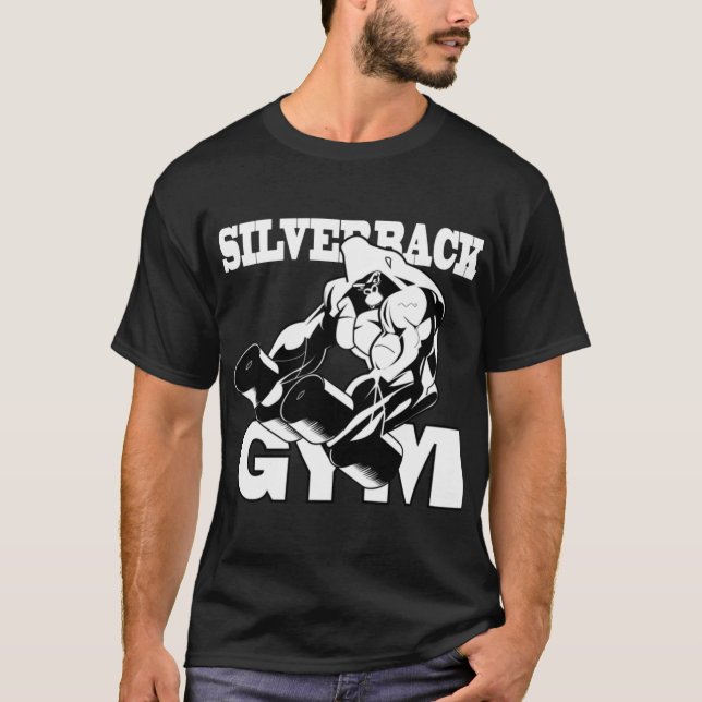 Silverback Gym Silverback Bodybuilding-Gymfans  T-Shirt (Vorderseite)