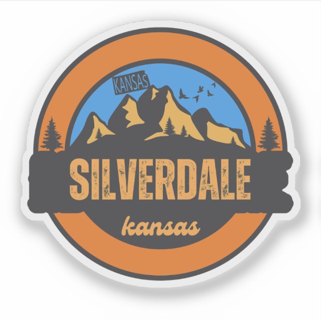 Silverdale, Kansas Aufkleber (Vorderseite)