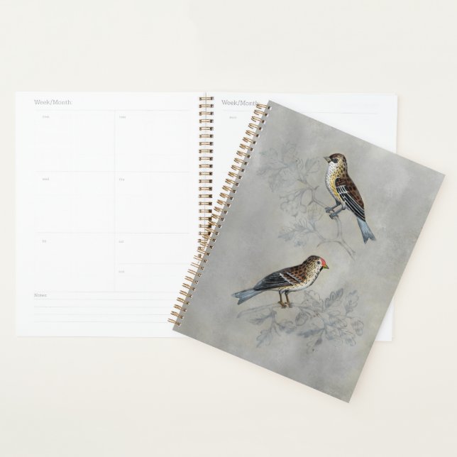Silvered Aviary | Zwei Vögel Planer (Anzeige)