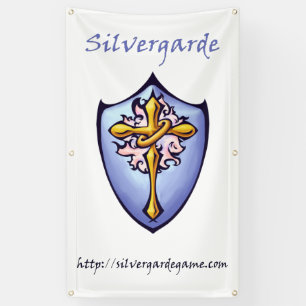 Silvergarde Spiel-Fahne Banner
