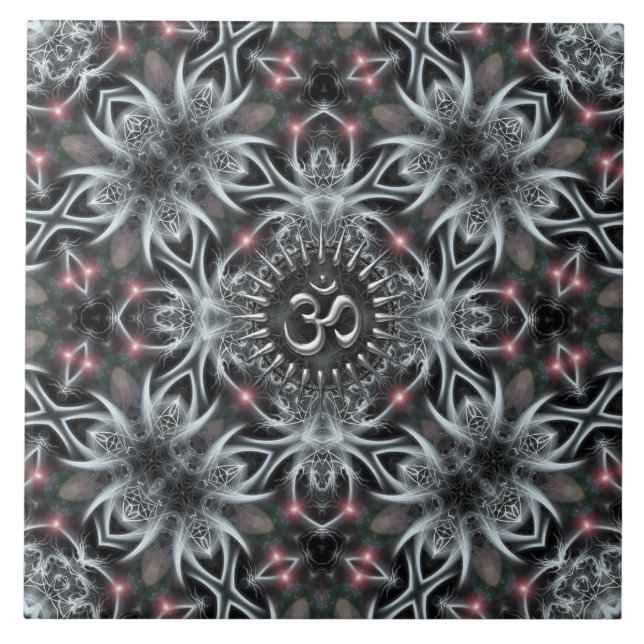 Silverina Om "Delica Keramik Tile Fliese (Vorderseite)