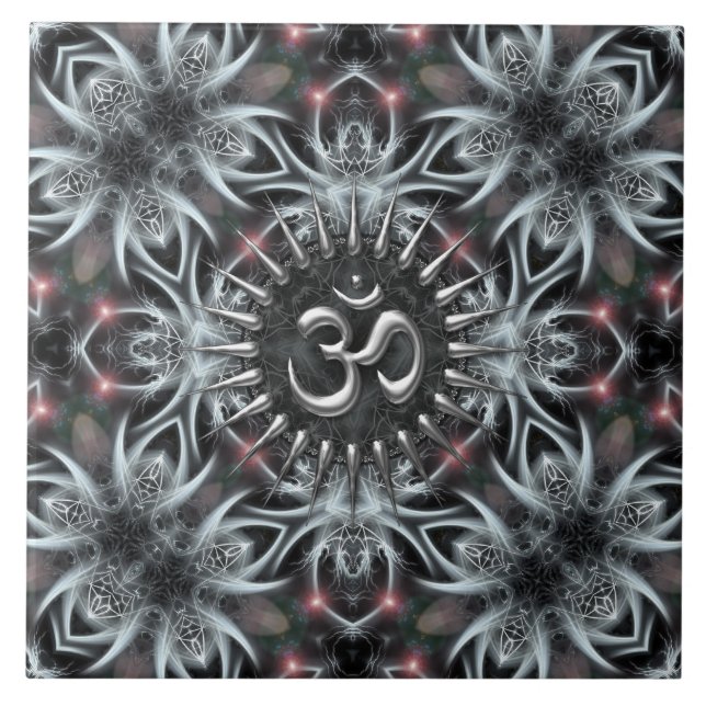 Silverina Om "Delica Keramik Tile Fliese (Vorderseite)