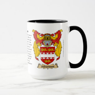 Silverman Familien-Wappen Tasse
