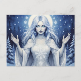 SilverSnowQueen Feiertagspostkarte