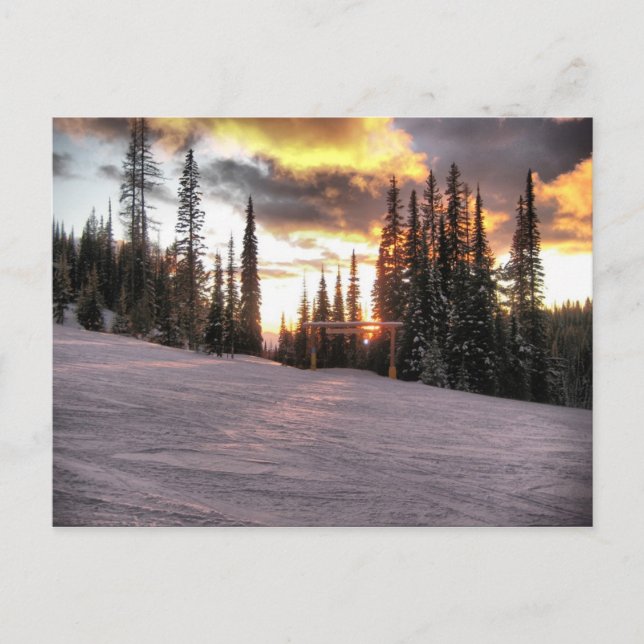 Silverstar Sunset Postkarte (Vorderseite)