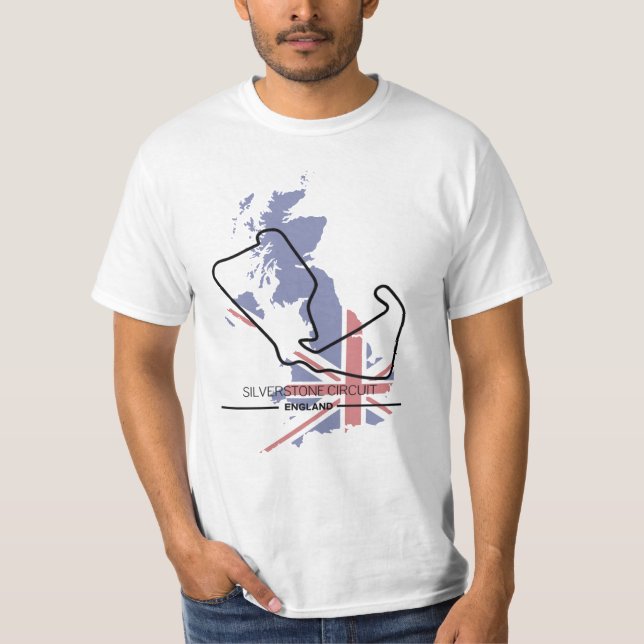 Silverstone Circuit Formel 1 T-Shirt (Vorderseite)