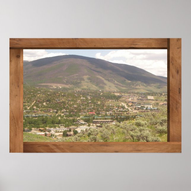 Silverthorne Colorado landschaftlicher Plakatdruck Poster (Vorne)