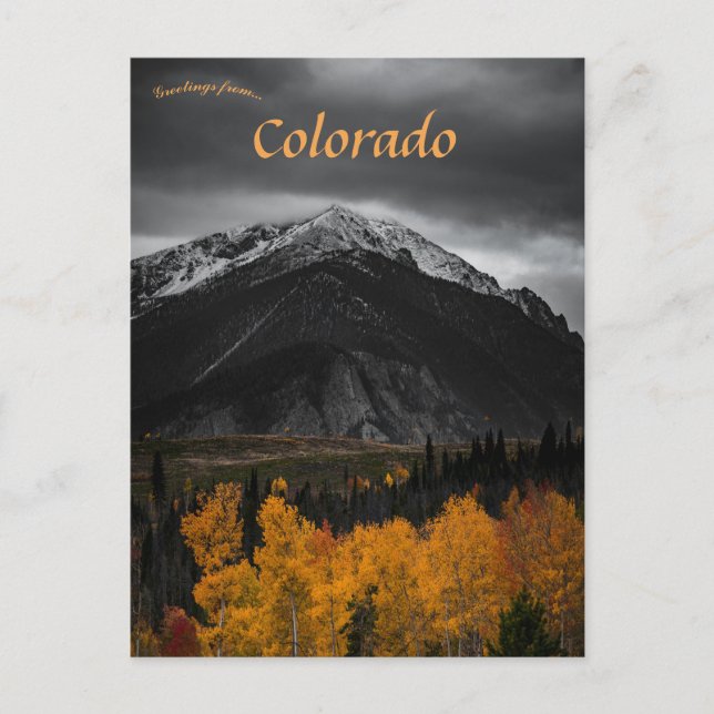 Silverthorne Colorado Postkarte (Vorderseite)