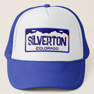 Silverton Colorado Blauer Nummernschild Truckerkappe