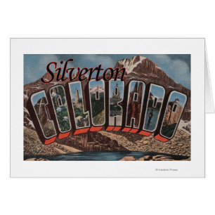 Silverton, Colorado - große Buchstabe-Szenen