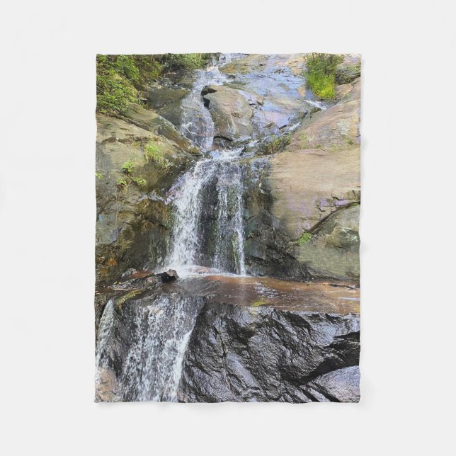 Silvervale Falls Gelassenheit Fleecedecke (Vorderseite)