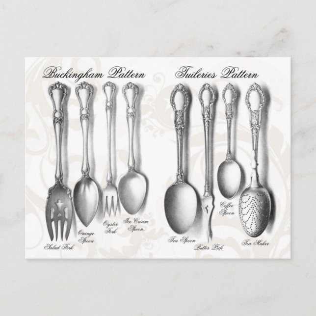 Silverware Postkarte (Vorderseite)