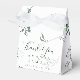 Silvery Green Eucalyptus Gastgeschenk Hochzeit Geschenkschachtel