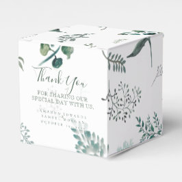 Silvery Green Eucalyptus Gastgeschenk Hochzeit Geschenkschachtel