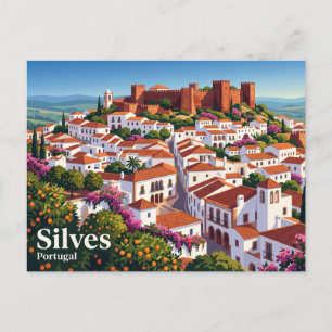 Silves Portugal Postkarte