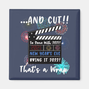 Silvester 2021 Zitat Lustig 2022 Neujahr Magnet