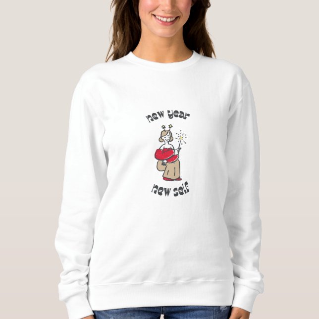 Silvester 2025 Sweatshirt - Happy New Year 2025 (Vorderseite)