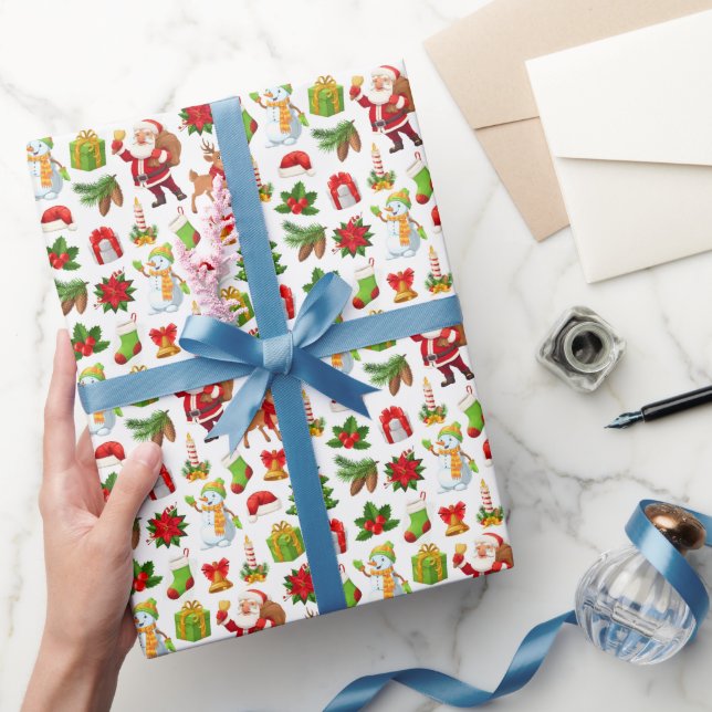 Silvester 2026 mit Floral feiern  Geschenkpapier (Schenken)