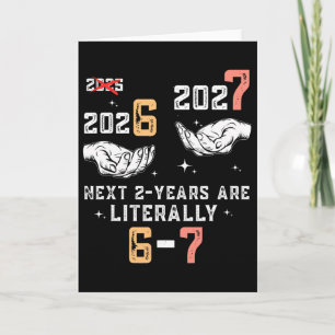 Silvester 67 Lustige Jungen Kinderparty 6 7 Meme 6 Karte